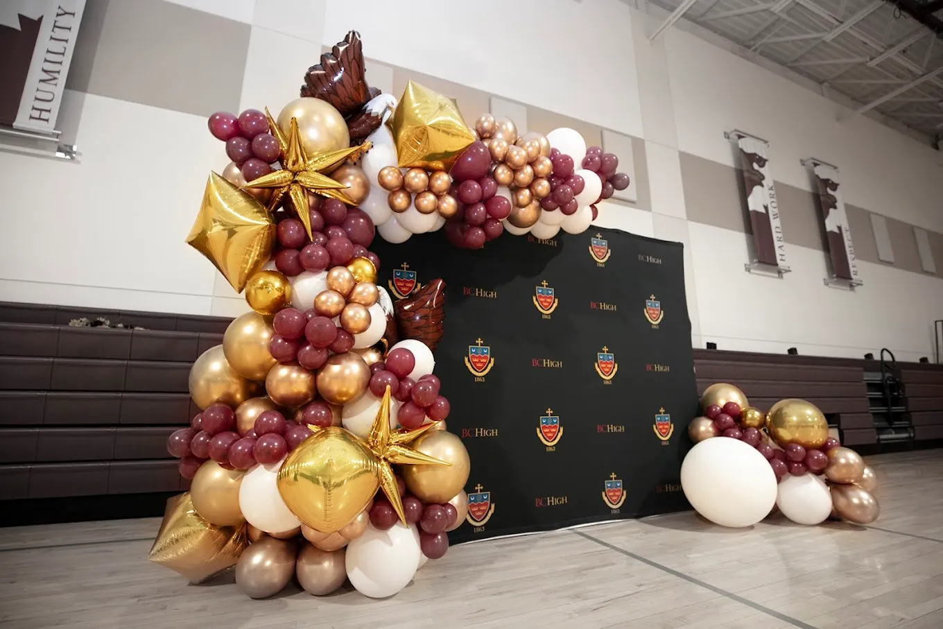 Festini graduation balloon arch Boston